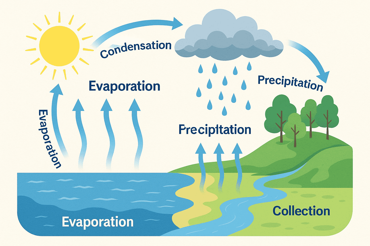 water cycle diagram
